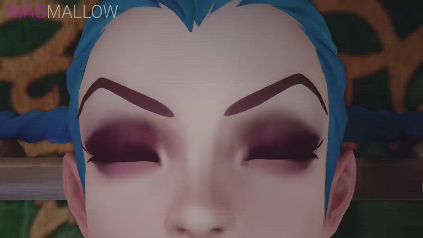 LoL Futa Jinx Gets Her Throat Fucked By Futa Vi 3D Hentai