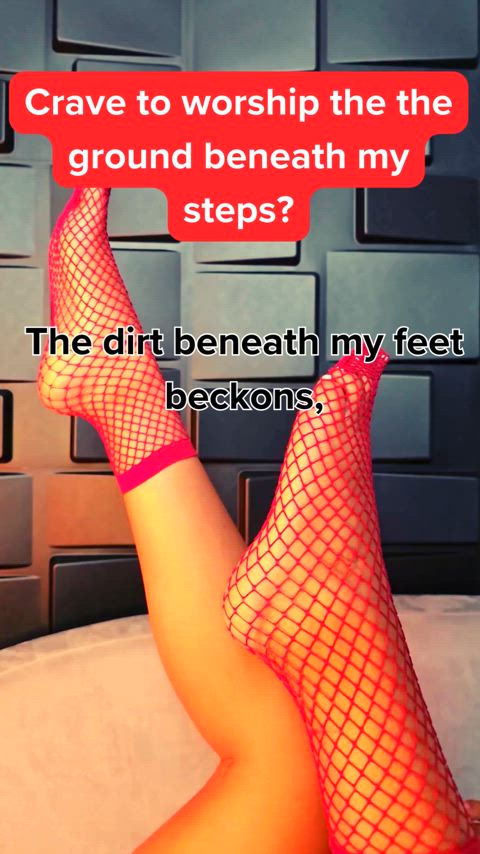 Submit under my feet. Discover your true calling.