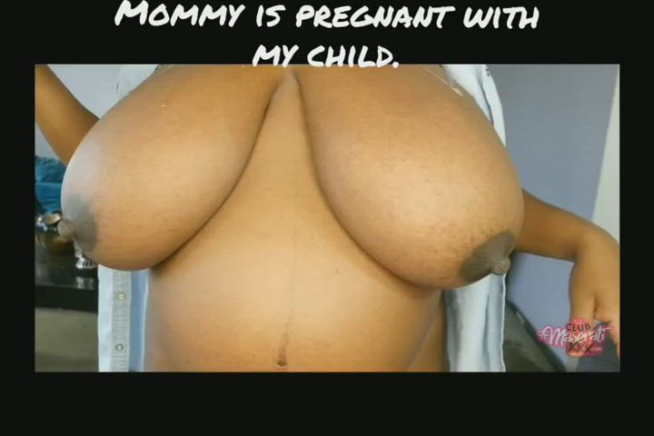 Mommy's huge pregnant milkers