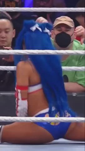 Sasha bouncing booty looped