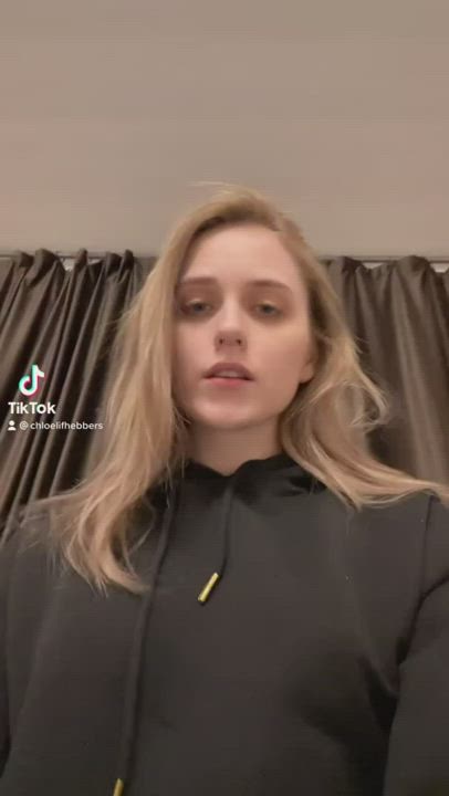 Blonde TikTok Tits clip