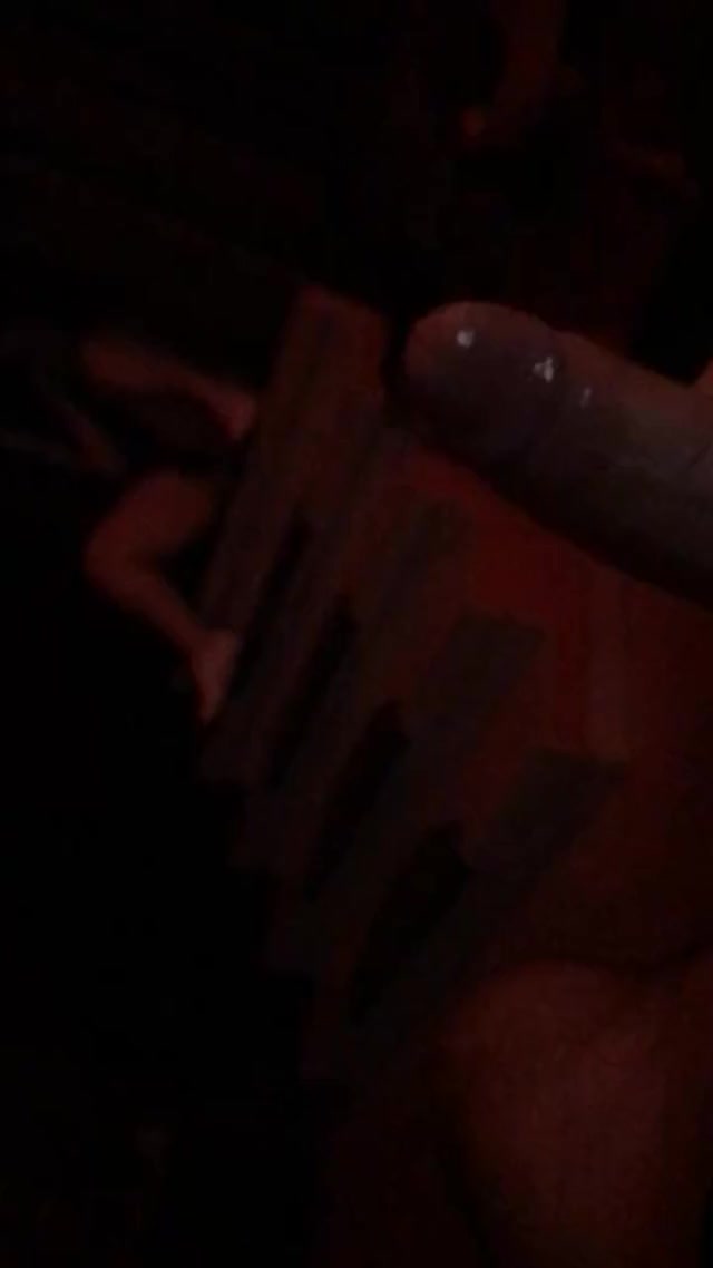 Stroking my cock for her