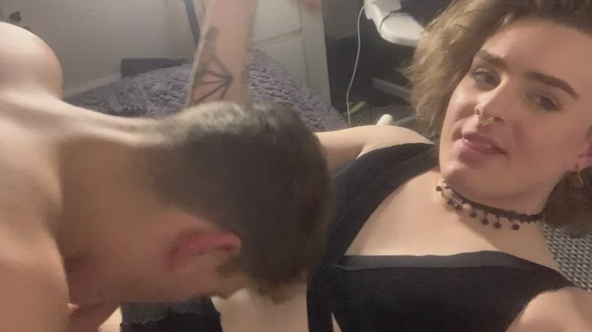 amateur anal boyfriend girlfriend pov short hair small tits t-girl trans trans-girls