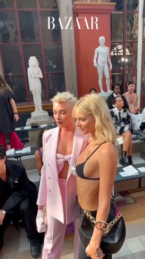blonde non-nude sexy clip
