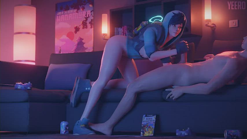 Animation Blowjob Handjob Overwatch Riding SFM clip