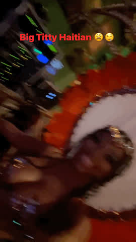 big tits ebony haitian tiktok tribute clip