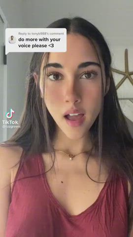 boobs brunette perky piercing see through clothing sheer clothes skinny tiktok tits