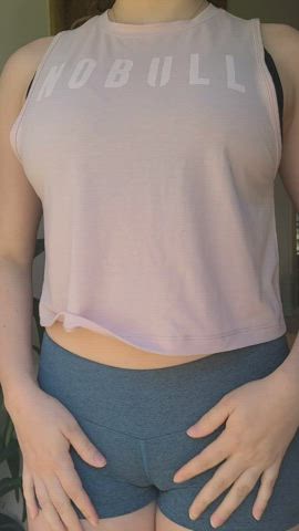 My boobs have gotten so perky since I started working out.. wanna see? (18f)