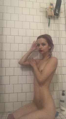 18 Years Old Amateur Barely Legal Bathroom Emo Fingering Goth Homemade Petite Shower