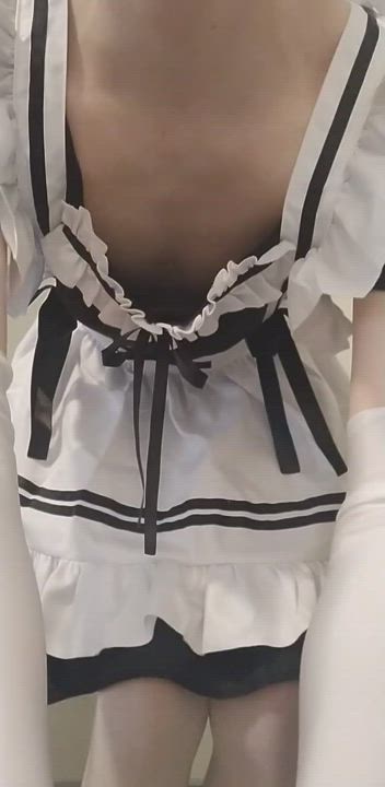 Cute Femboy Gay Maid Thick Twink clip