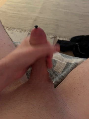 cumming with dilator in