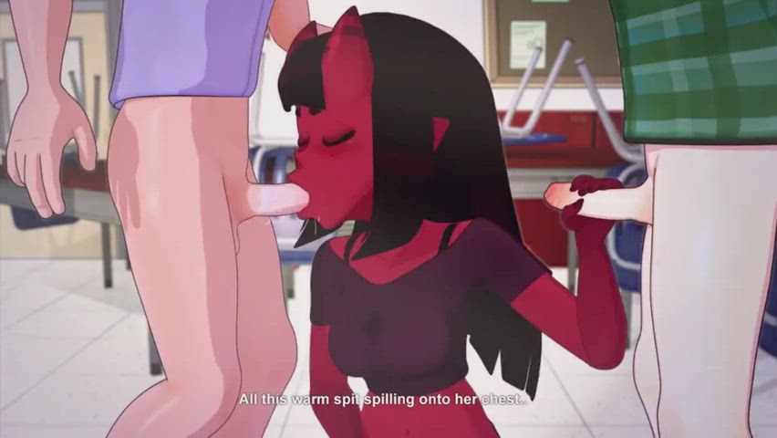 3d animation anime blowjob cum cumshot group sex handjob hentai clip