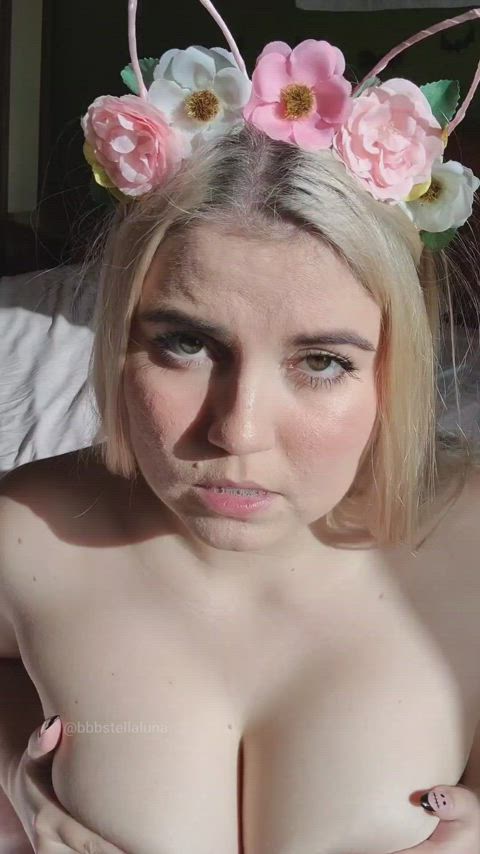 ahegao amateur blonde egirl onlyfans spit teen tongue fetish clip