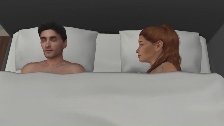 animation bed sex blowjob handjob clip