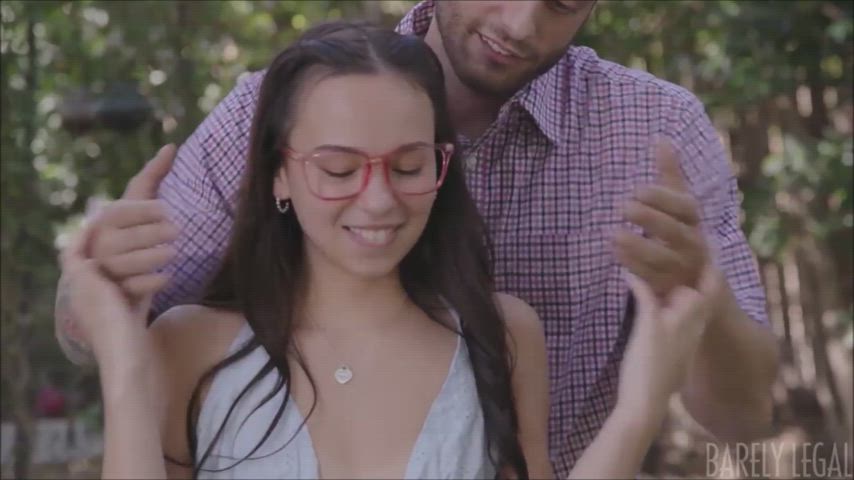 cum on ass cumshot dakota tyler glasses natural natural tits outdoor petite small