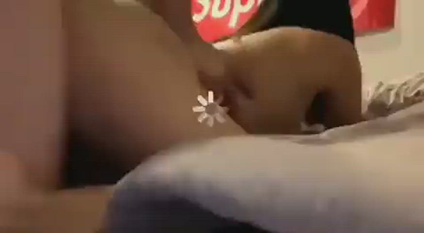 Bed Sex Couple Daddy Doggystyle Rough clip