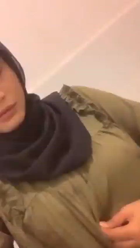 asian big tits hijab indo indonesian malaysian undressing clip