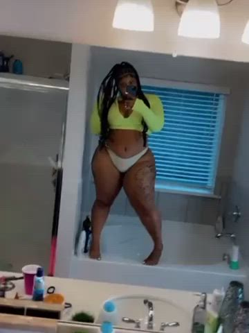big ass ebony thick clip