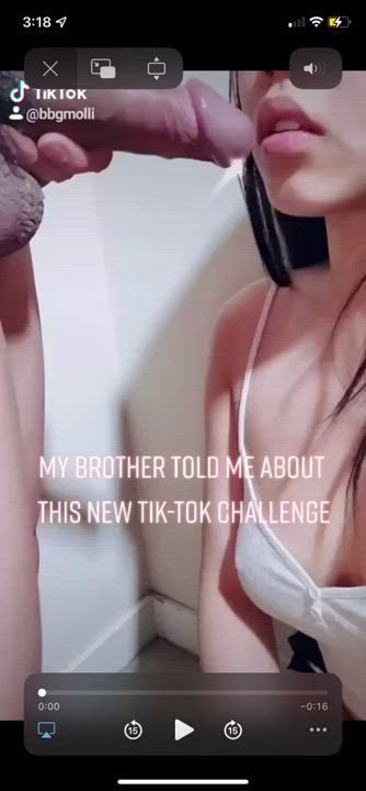 Asian Blowjob TikTok clip