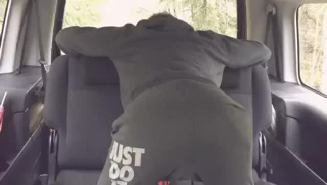 perfect butt getting fingered in a car