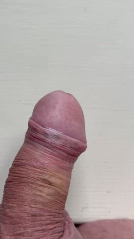 amateur cock edging penis precum clip