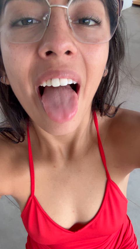 wet tongue for wherever you want 