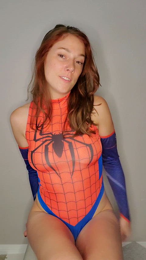 I feel so sexy in my spideysuit 