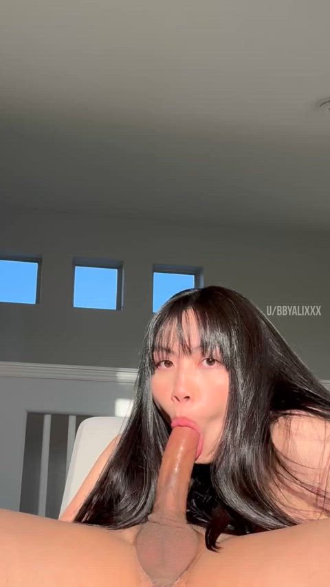 asian big dick blowjob cum on tits cumshot face fuck facial sucking clip