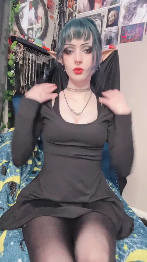 ass big tits boobs goth tits clip
