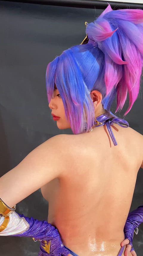 asian ass chinese cosplay oiled clip