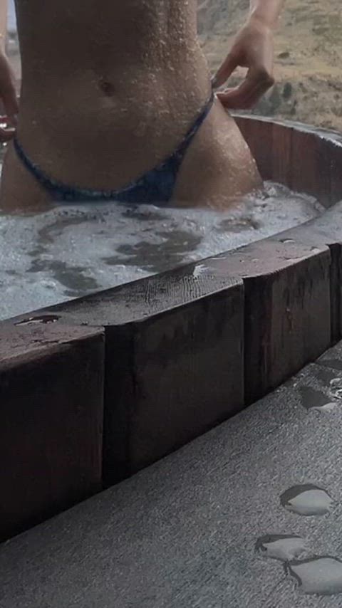 hot tub whore blue hair clip