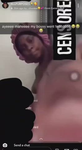Ebony Masturbating Solo clip