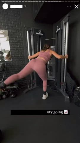big ass lauren phillips leggings workout clip