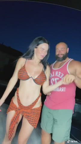 Bikini Dancing Wrestling clip