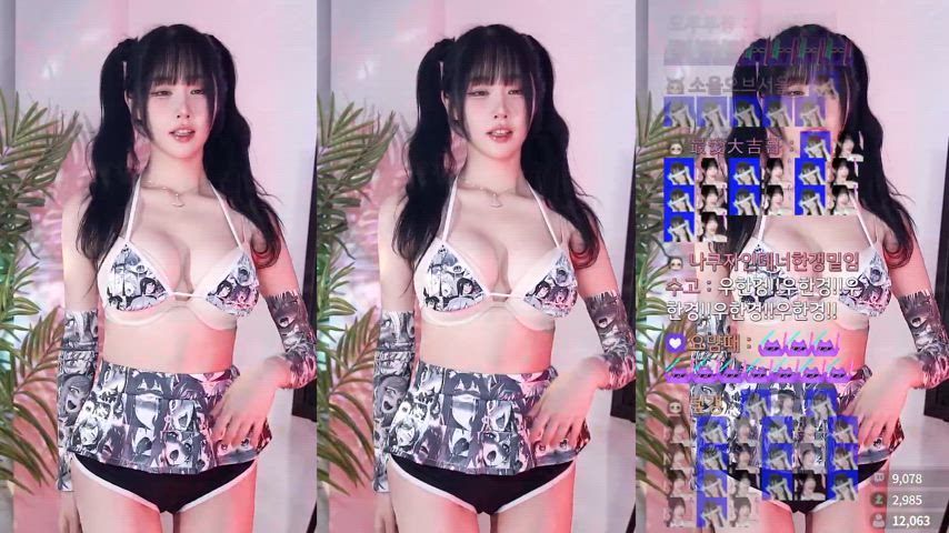 asian big tits dancing korean clip