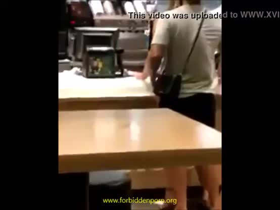 He tries to fuck his girlfriend in the waiting queue of a burger