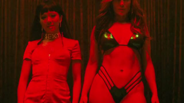 Jennifer Lopez & Constance Wu Lesbian Striptease pt1