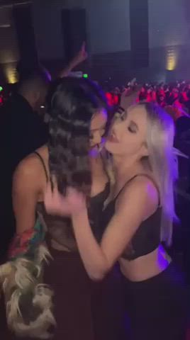 kissing lesbian public sucking tits tits clip