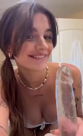 blowjob dildo handjob clip