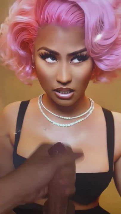 Celebrity Cum Jerk Off Nicki Minaj clip