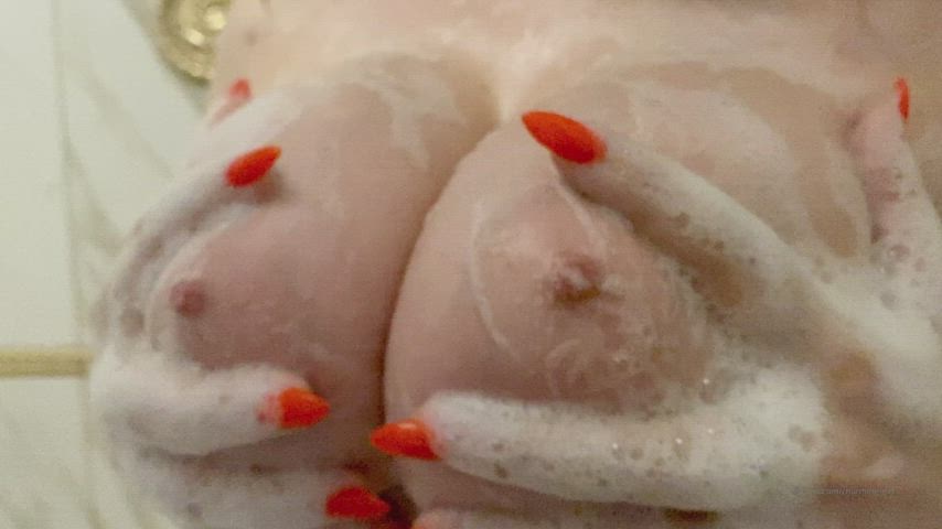 Shower Soapy Tits clip