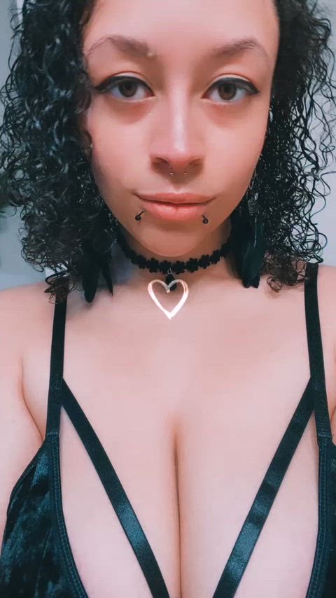 alt brown eyes cute emo femdom fetish findom goddess goth selfie clip