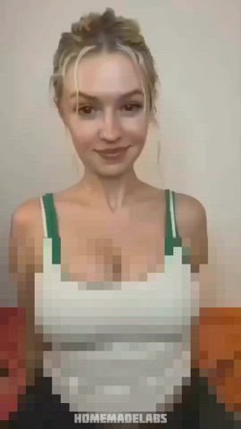 bouncing tits censored tiktok clip