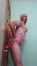 Crossdressing Riding Sissy clip