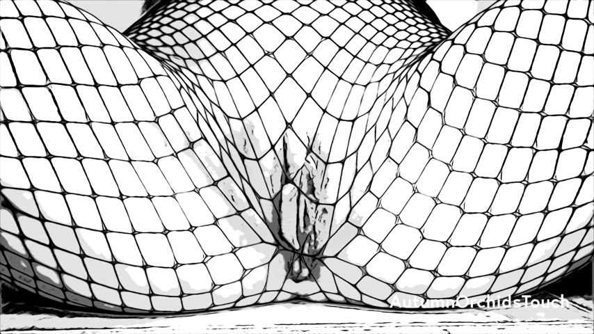 I love both the sound and feeling of long nails stimming through fishnets along my