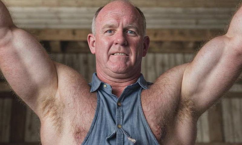 bear dad daddy grandpa hairy armpits hairy chest muscles step-dad bisexual-male gay-hairy