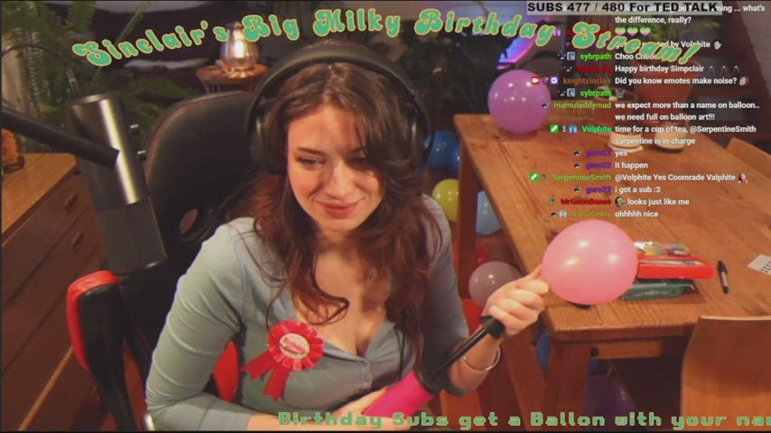 balloons handjob tease clip