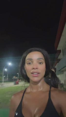 big tits brazilian celebrity cleavage ebony wet clip
