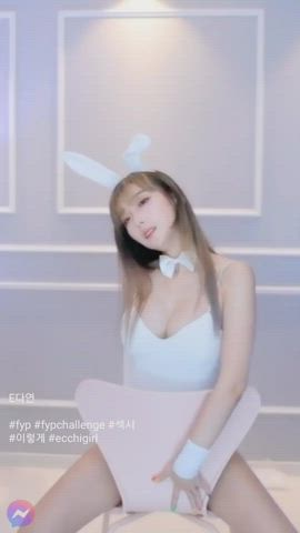 Hop on this dick bunny girl