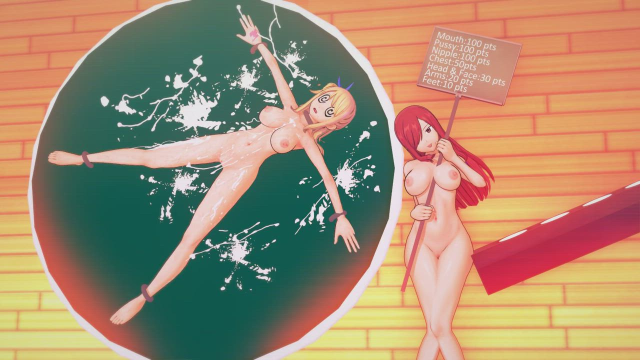3D Anime BDSM Blonde Female Redhead clip